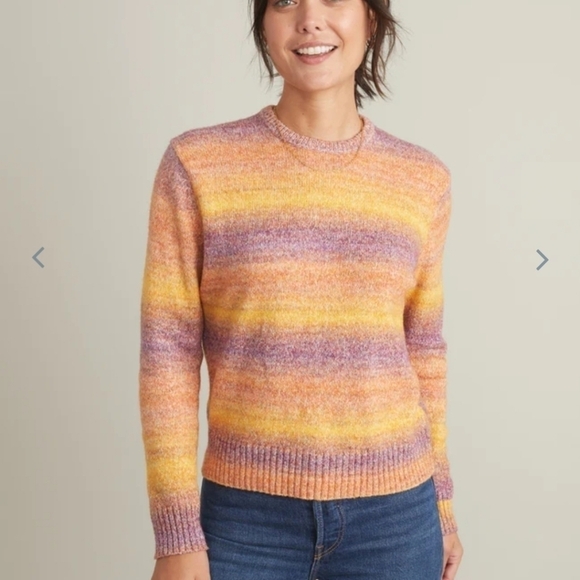 Marine layer Kora Crewneck Sweater in Warm Spacedye - Picture 1 of 5